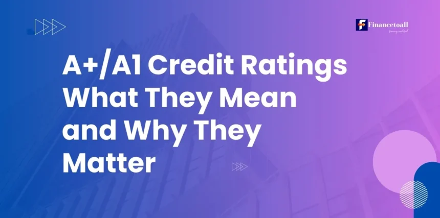 A+/A1 Credit Ratings: What They Mean and Why They Matter