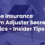 Home Insurance Claim Adjuster Secret Tactics - Insider Tips